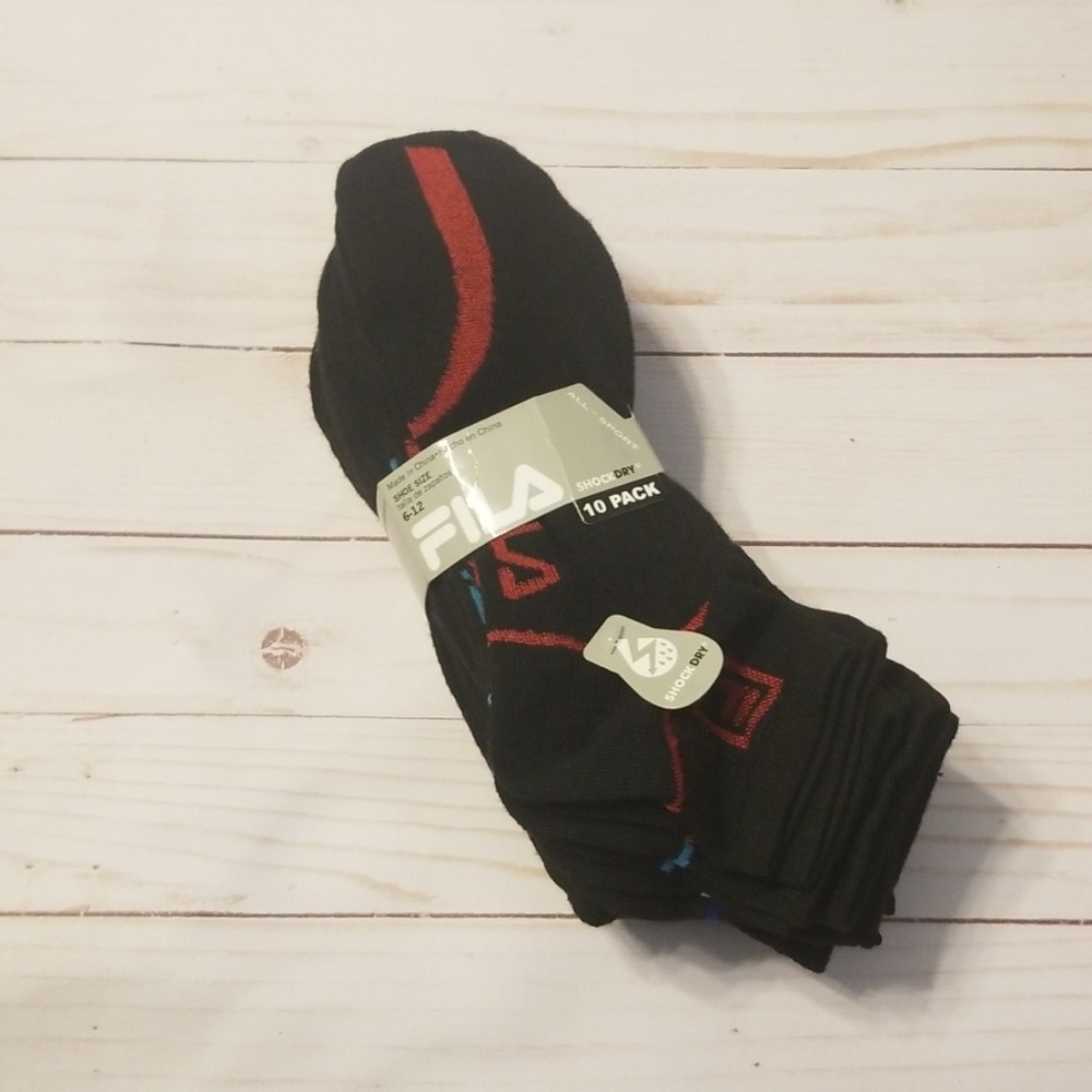 Fila Shock Dry 10 pack Men's socks